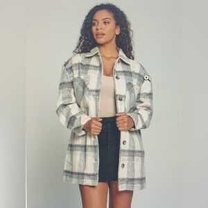 7 Diamonds jacket shacket NWT sz medium Women's WGO-1014 Utility